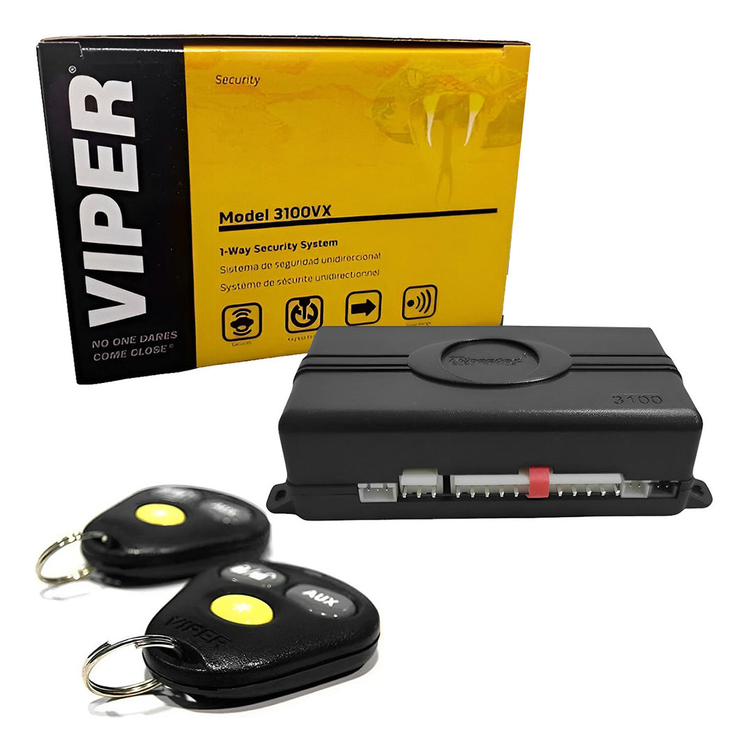 Alarma Viper De Seguridad Profesional 3100vx 3 Botones 1 Vía