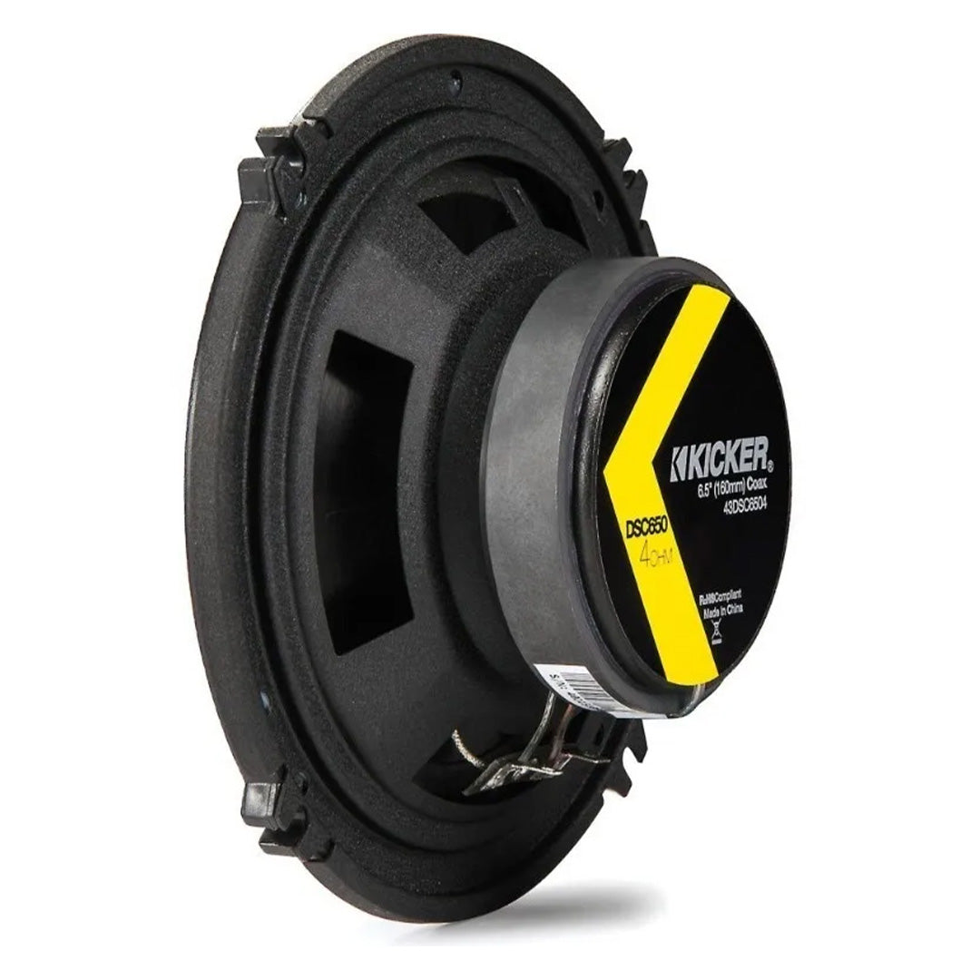 Set Bocinas Coaxiales Kicker Dsc650 240w 6.5 2 Vias Color Negro