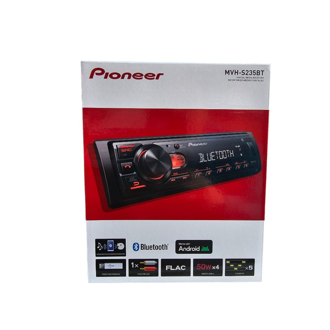 Autoestéreo Pioneer MVH-S235BT / AUX USB BLUETOOTH
