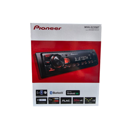 Autoestéreo Pioneer MVH-S235BT / AUX USB BLUETOOTH